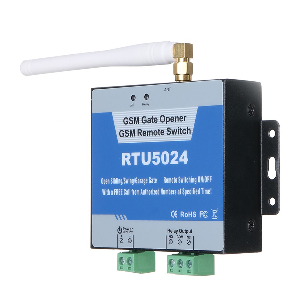 RTU5024 GSM Gate Opener Relay Switch Remote Control Door Wireless Access Door Opener Free Call 850/900/1800/1900MHz