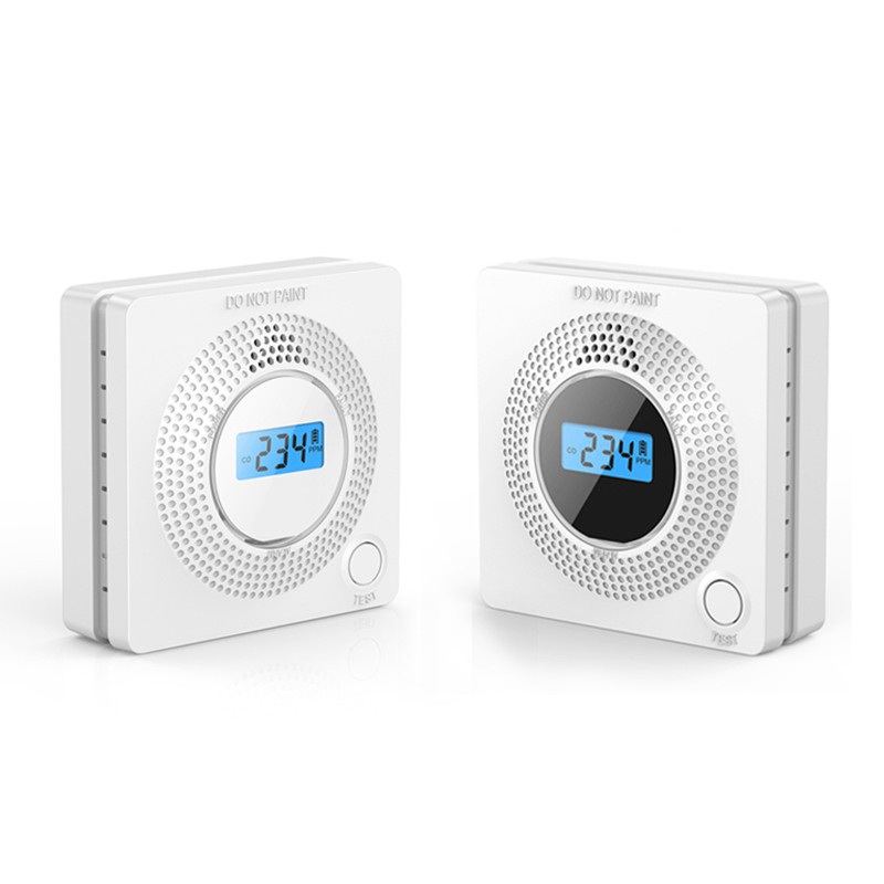 Aubess WIFI Carbon Monoxide Detector Gas Alarm Household Tuya Smart APP Alkaline Battery Remote Control Carbon Monoxide Detection Powered
