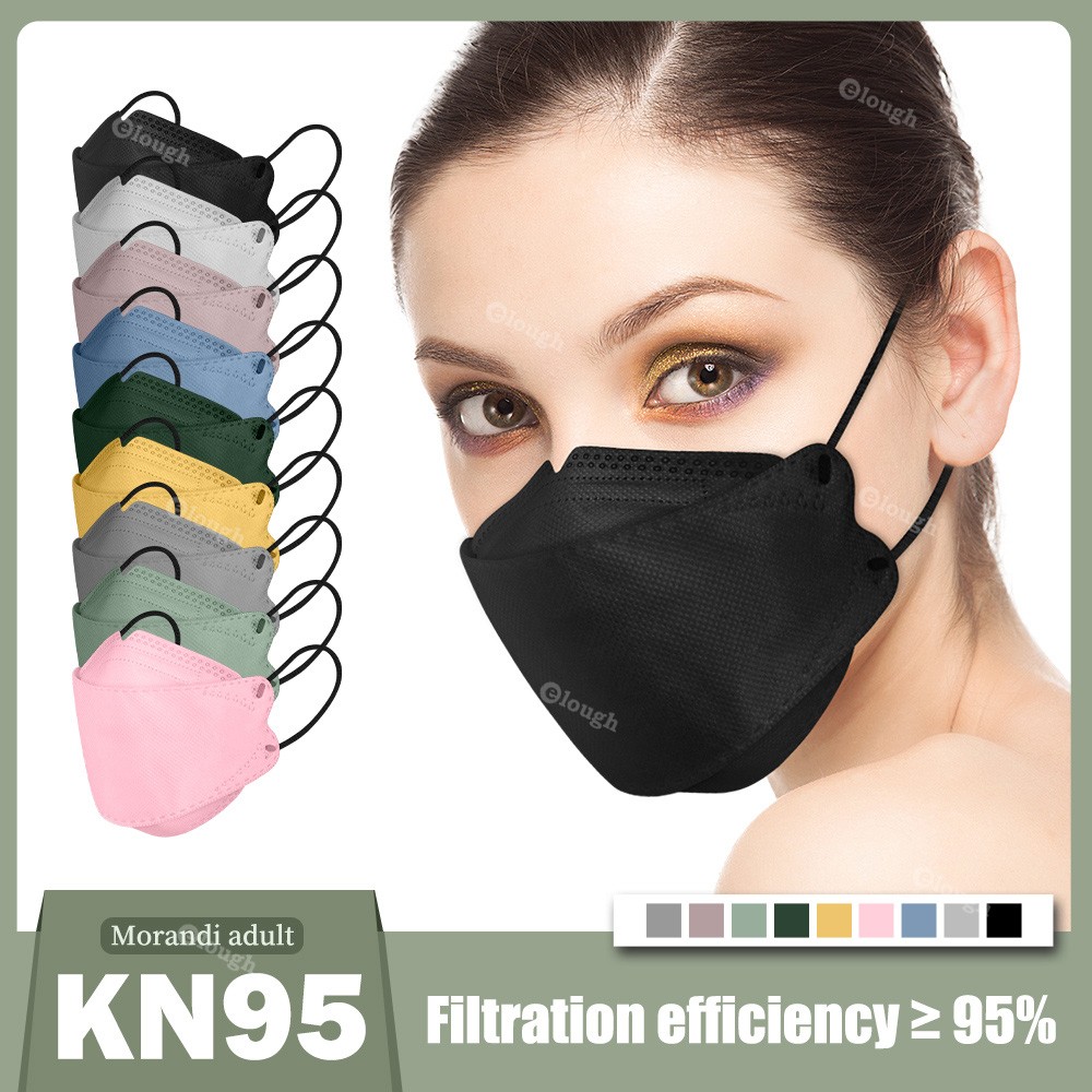 mascarillas ffp2 face mask fpp2 approved kn95 mask 4 ply ffp2fan mascarillas fp2 kn 95 mask for adults black mask ffp3 certified