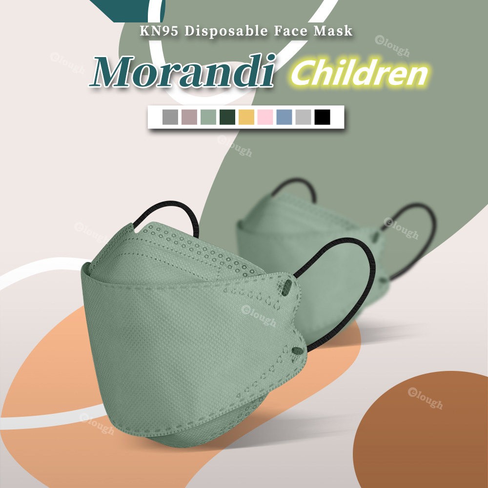 الأطفال FFP2 أقنعة Morandi ل 6-12 سنة الكورية Homologada Mascarillas FPP2 Niños 4 طبقات الأسود قناع KN95 FFP2mask الاطفال