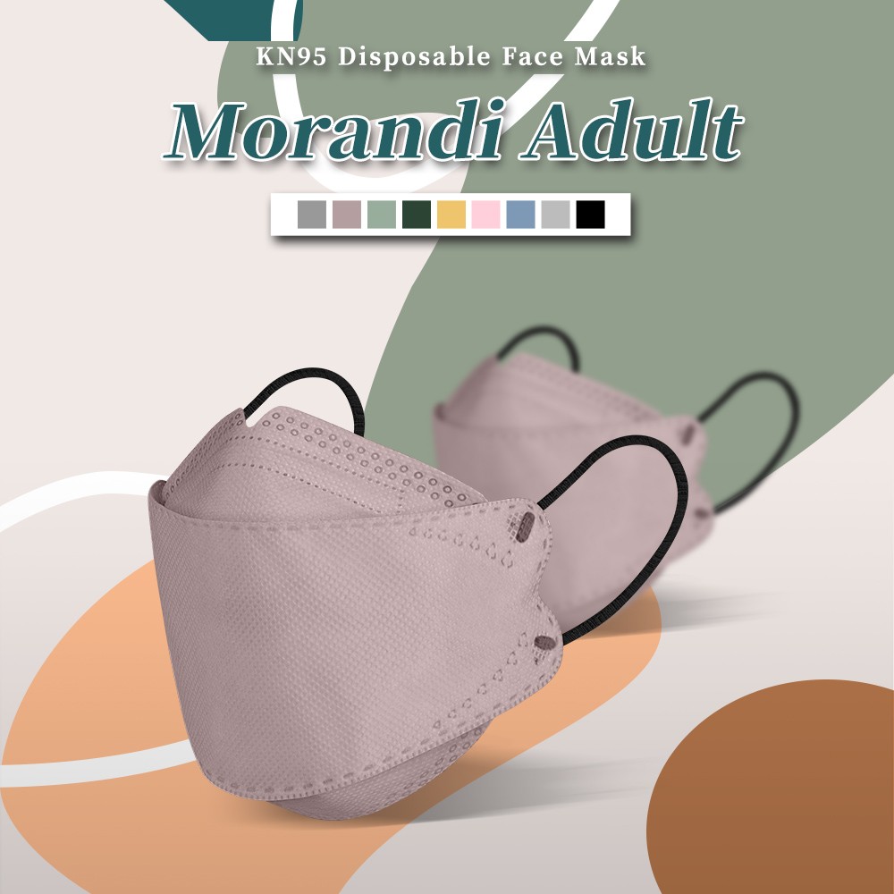 قناع FFP2 معتمد KN95 Mascarillas 4-Layer للبالغين Morandi kf94necce معتمد ملون Mascarilla ffp2masque جهاز تنفس FP2Masque