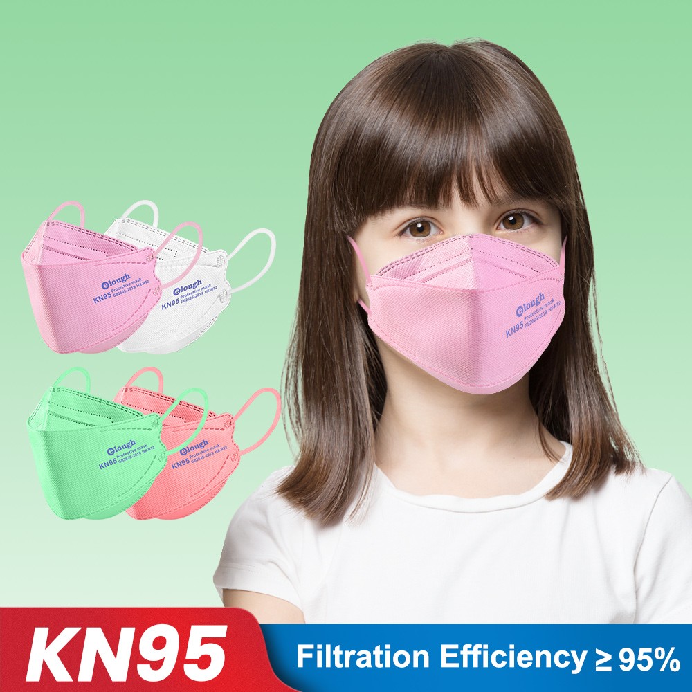 ffp2fan Elough kids mask 10-100pcs niños ffp2 mascarillas fpp2 gay respiratory kn95 face mask CE certification