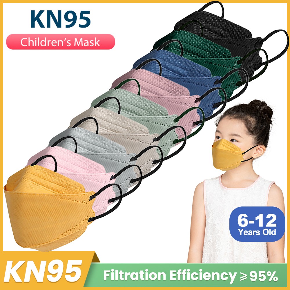 Kids FPP2 Masks Kids FFP2 Mask KN95 Face Mask FFP2 Mascarillas FPP2 Niños Korean Mask Enfant Mascarilla KN95 Infantil