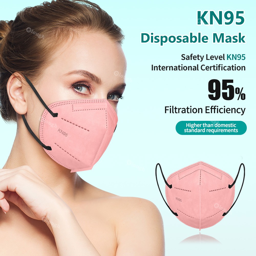 FFP2 Mascarillas KN95 Face Mask Solid Color 5 Layers Mask ffp2mascarilla FPP2 Mascarilla FPP2 homology ada Masque KN95 10-100pcs