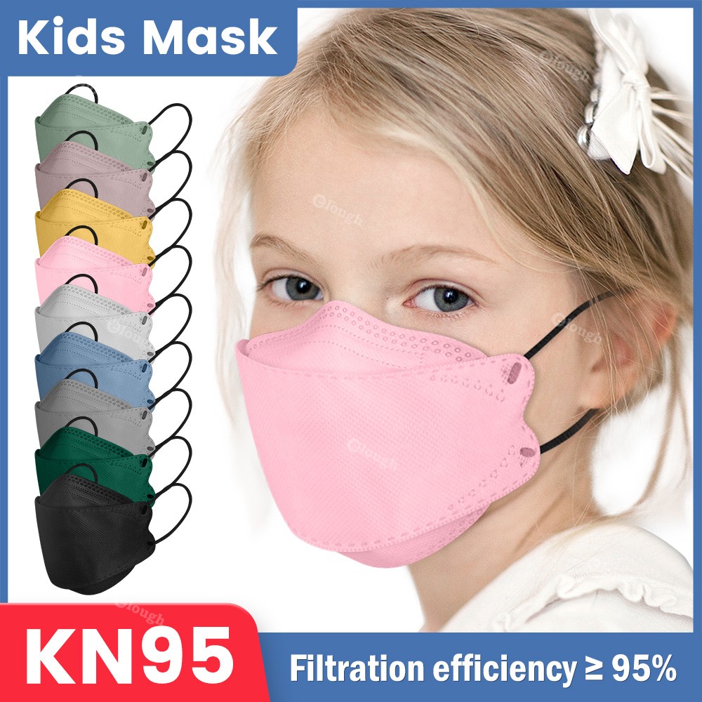 kids fish mask ffp2mascarillas fpp2 niños kids protective mask 4-12 years old korean kn95masque ffp2 niños