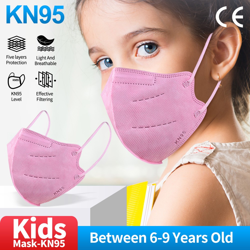 10-100pcs FFP2 Reusable Baby Mask CE Approved FPP2 Mascarillas Infantil 5 Layer Filter ffp2kids mask kn95 mascarillas niños