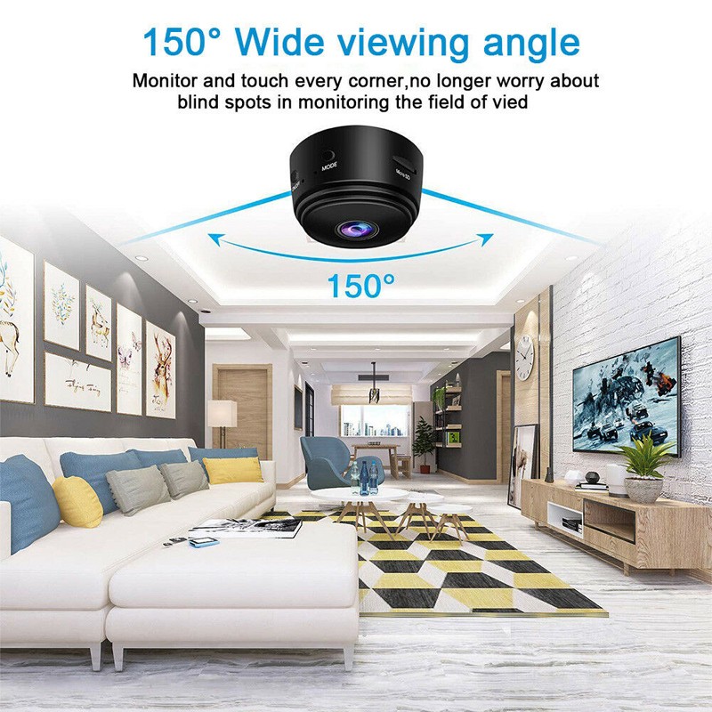 A9 Mini IP WiFi Wireless Camera Home Baby Monitor 1080P HD Night Version Micro Voice Recorder Security Monitor Camera