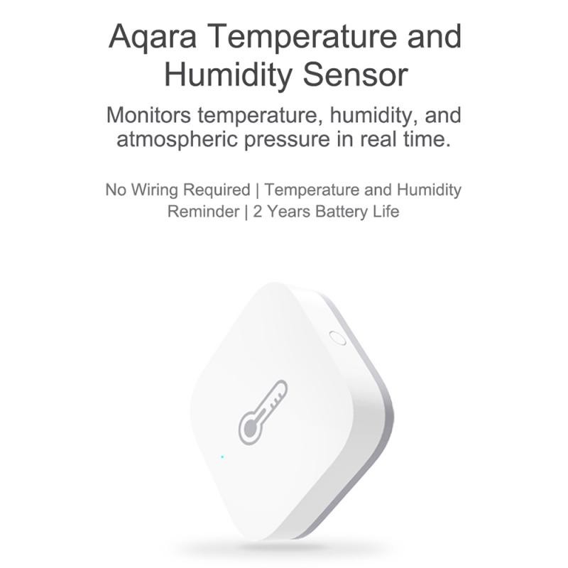 Aqara Zigbee Temperature Humidity Sensor Wireless Thermometer Hygrometer Mijia Temperature Humidity Sensor For Smart Home Kit