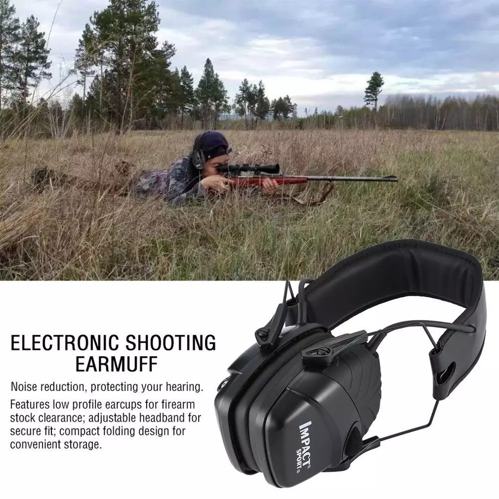 Outdoor Sports Anti-noise Headphones Sound Amplification Electronic Earphone Tactical Hunting Protective Headset