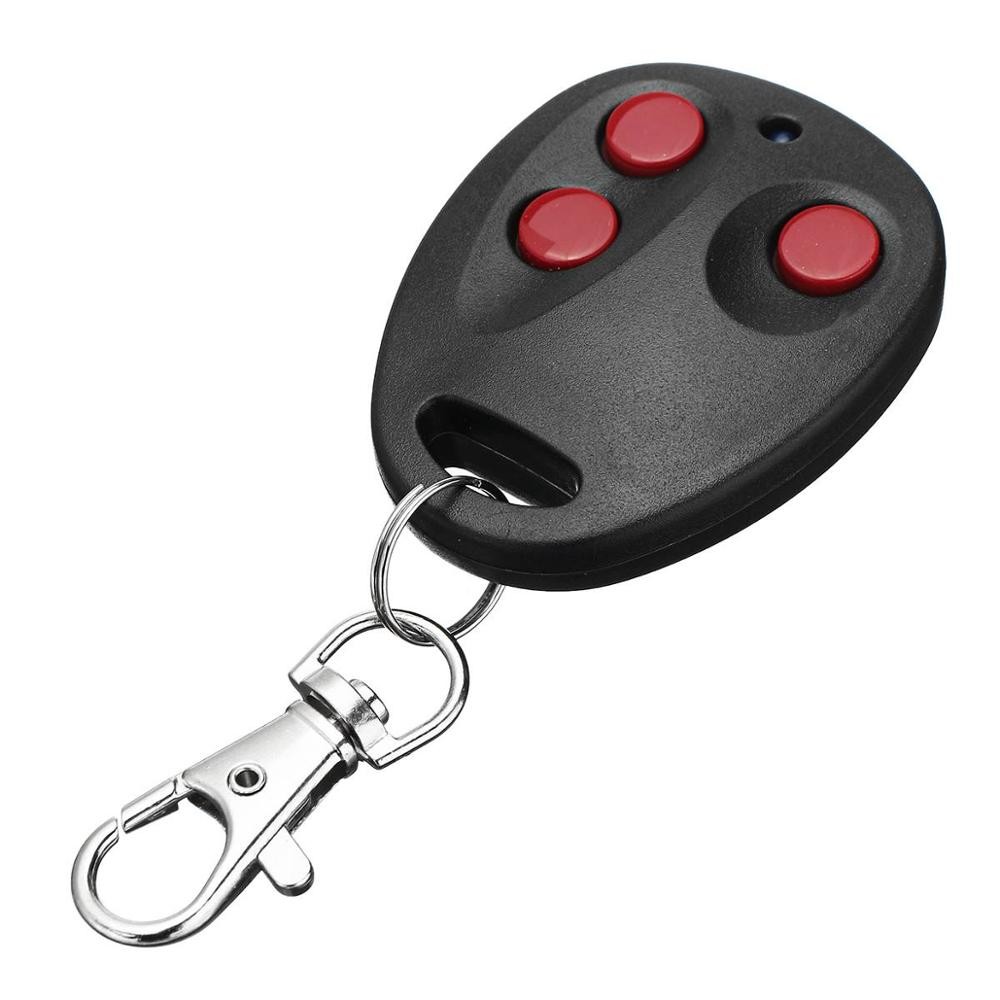 3 Pack Bisinen Garage Remote Control 433MHz 3 Buttons Gateway Keychain