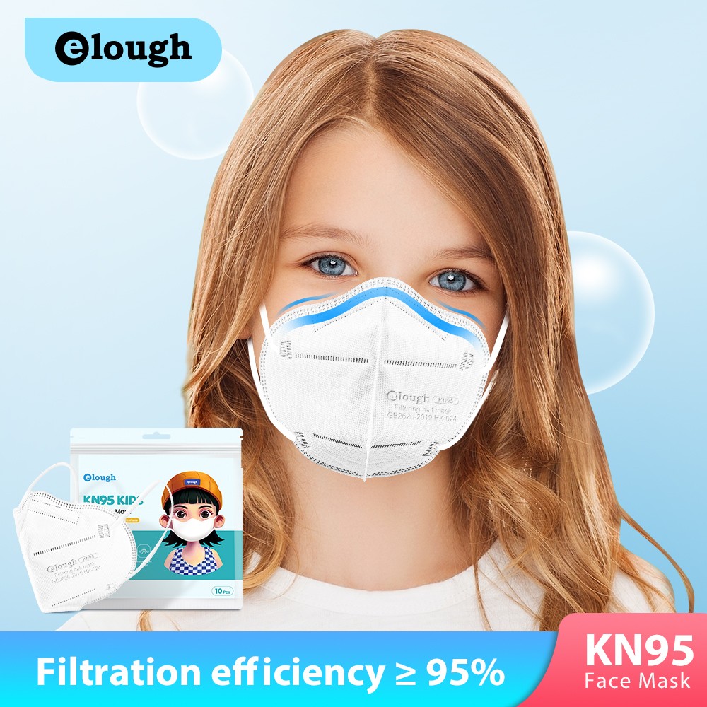 5 layers KN95 children FPP2 masks disposable mask protective mascarillas kn95 certified ffp2 fish mask