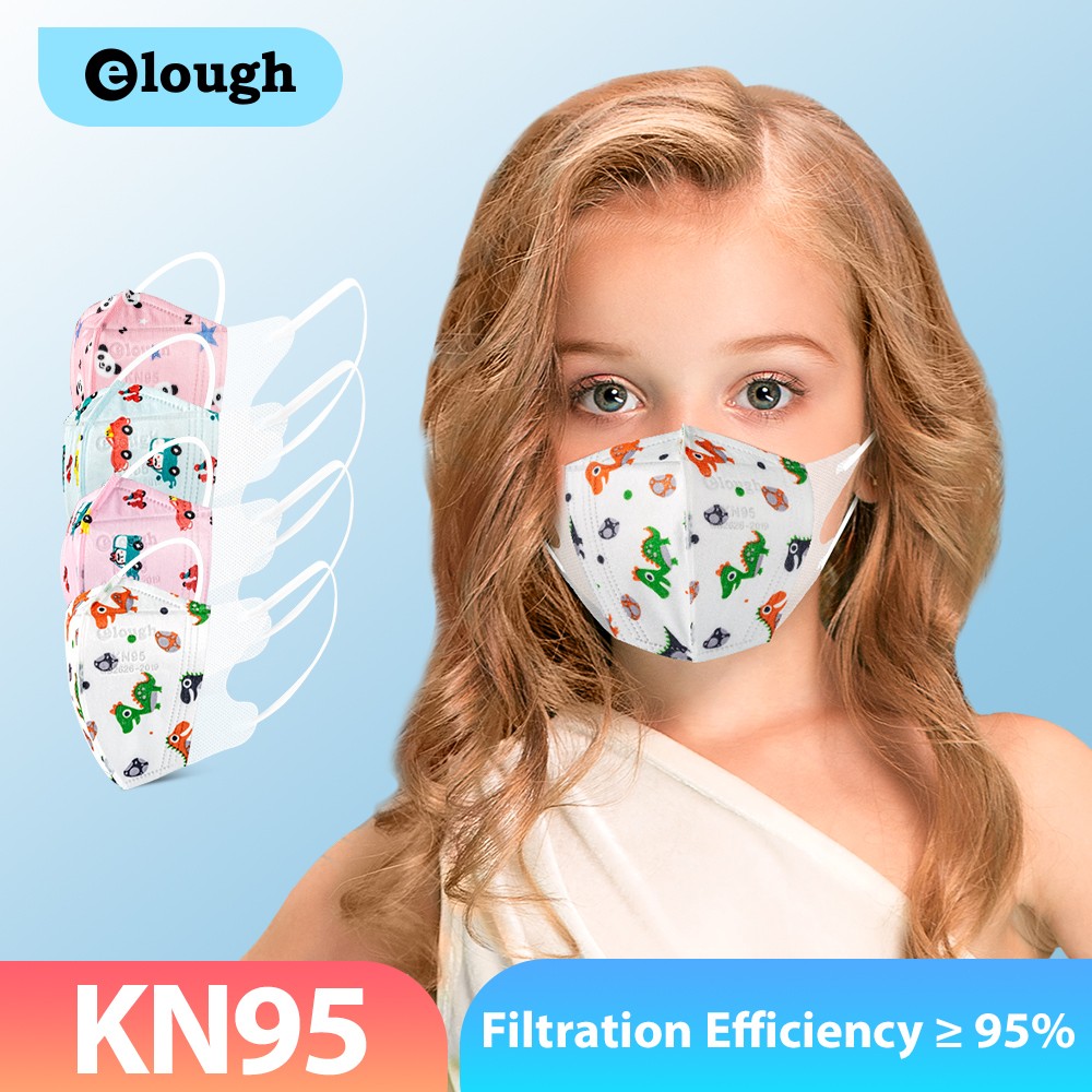 أقنعة ffp2fan Niños مناسبة للأطفال بعمر 4-12 سنة FFP2 4 طبقات CE KN 95 ماسكارا للأطفال KN95 Mascarillas infantil FPP2 homology ada