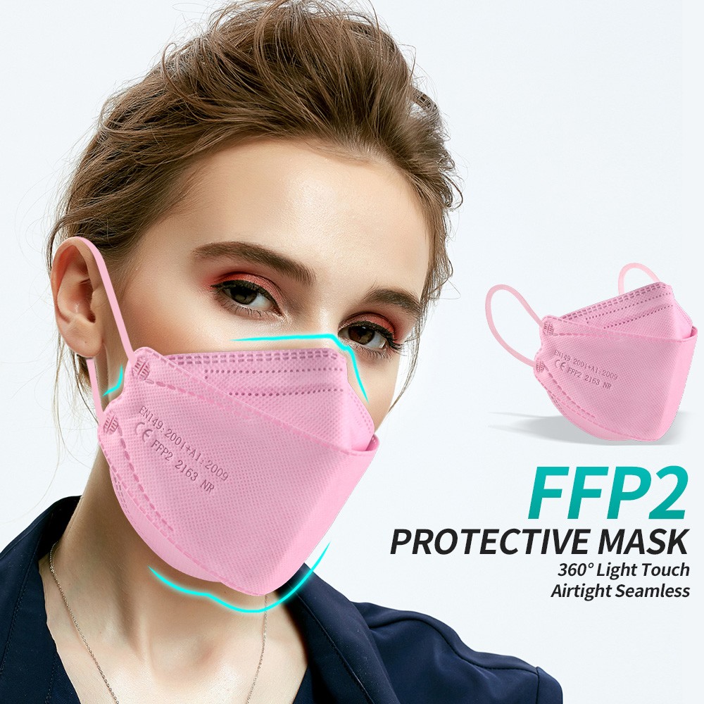 New FFP2 fish type mask KN95 mask ffp2 mascarillas korean face mask adult protection mask FPP3 mask ffp2 mascarillas homology adas