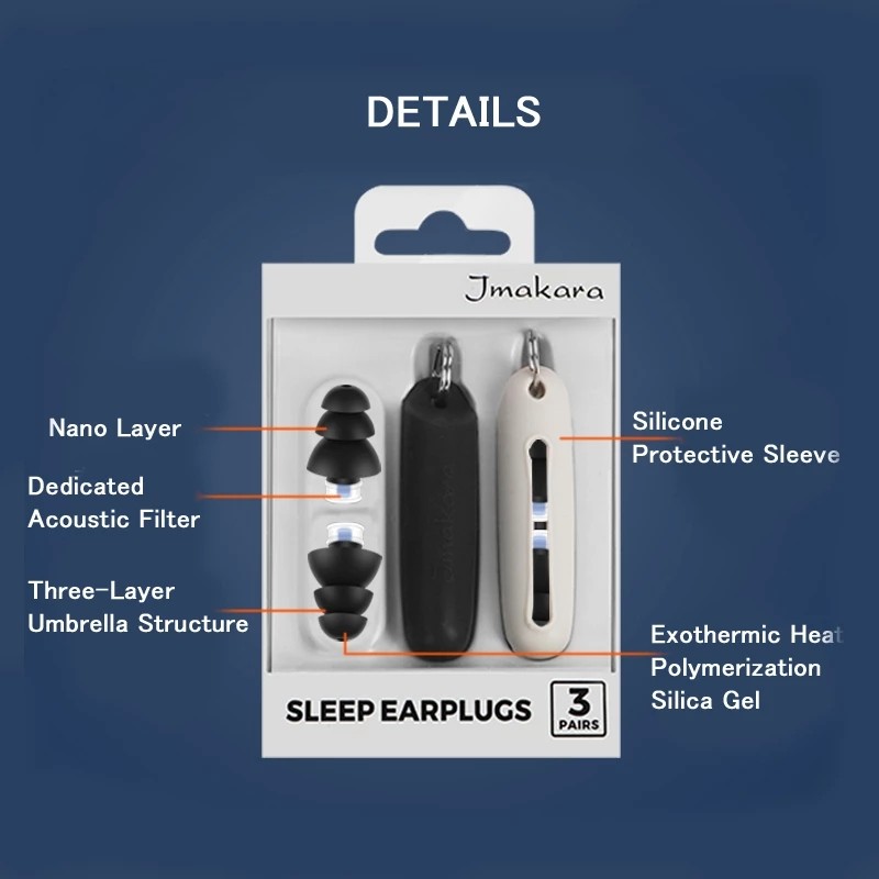 Earplugs Tapones Oido Ruido Earplugs Para Dormer Plug Oordoppen Silicone Oordopjes Slabin Anti-noise Sleep Reduction Earplug