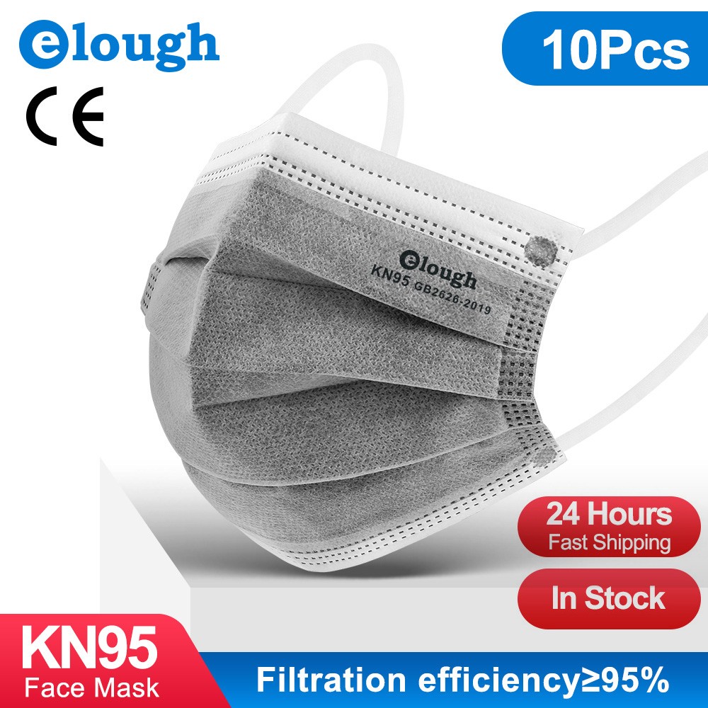 FFP2 Mascarillas fpp2 Respirator Face Mask Gray Disposable Activated Carbon KN95 Reusable Masks Fast Delivery