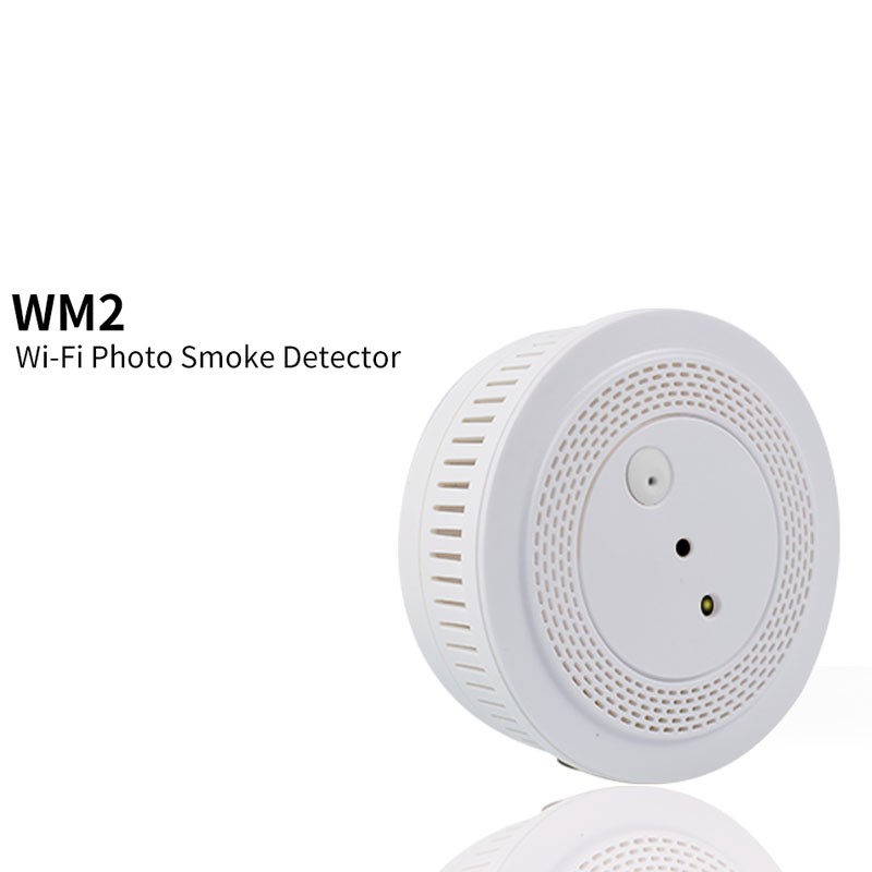 VStarcam Smart Home WiFi Smoke Detector Household Carbon Monoxide Gas Fire Alarm Sensor Camera APP Security Monitor
