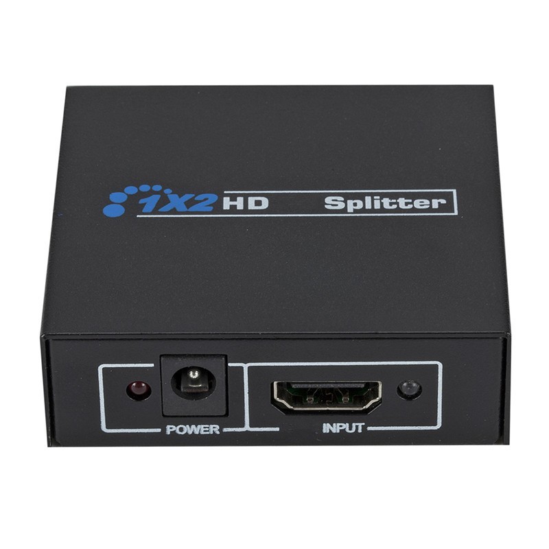 HDMI-compatible splitter Full HD 1080p video HDMI-compatible Switch Switcher 1X2 Split 1 in 2 out for HDTV DVD