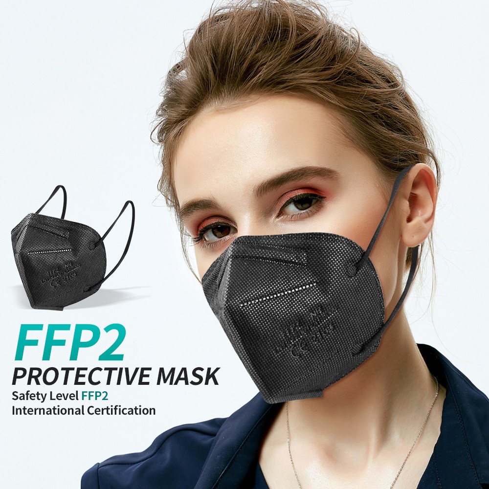 FFP2 mascarillas adult black face mask reusable mascarilla fpp2 homology ada colores kn95 mascarilla breathing mouth cover masque