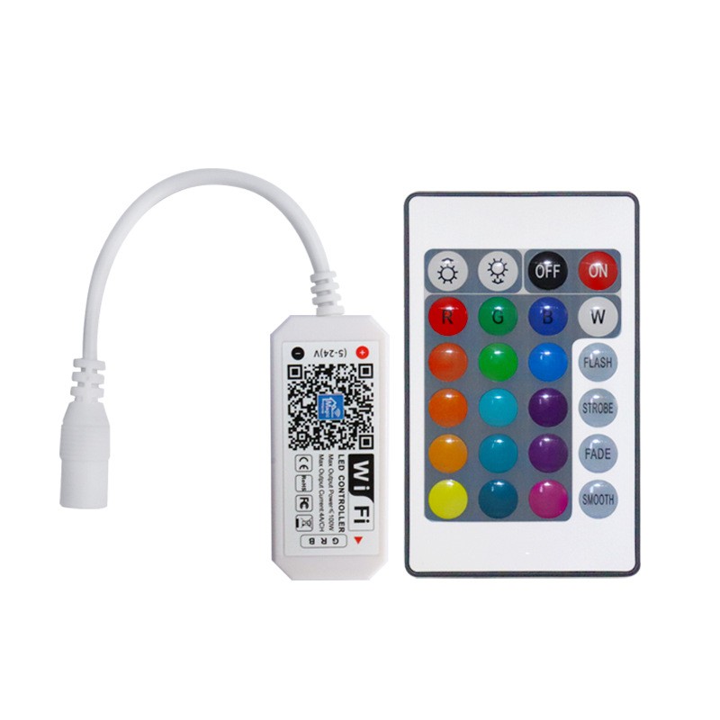 DC5V-24V RF اللاسلكية واي فاي RGB تحكم التحكم الصوتي ل RGB LED قطاع ضوء APP التحكم عن بعد ماجيك أضواء شريط المنزل