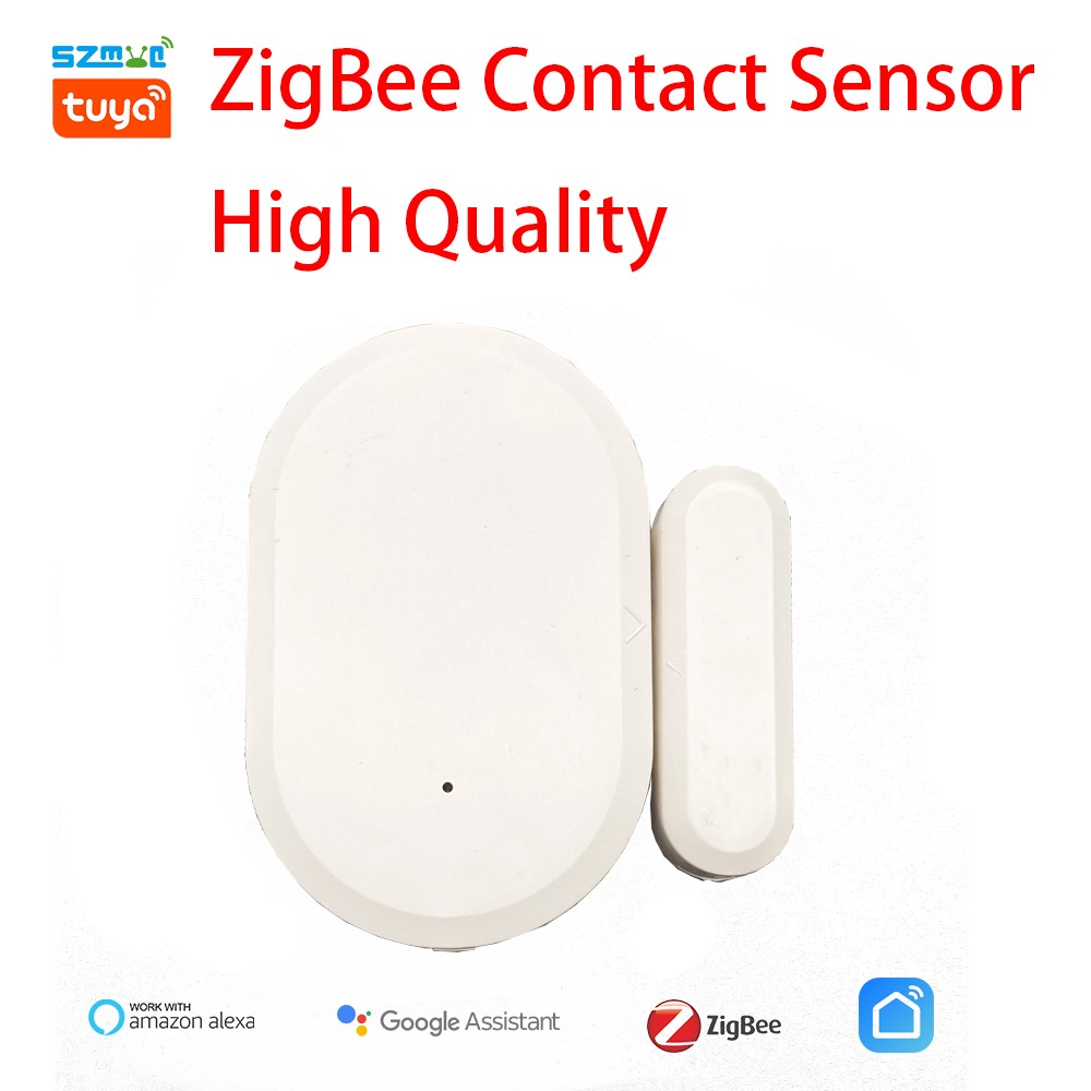 ZigBee Window Door Sensor for Tuya APP Open Entry Smart Security Alarm Compatible Work with Alexa Hub Required ZigBee Gate