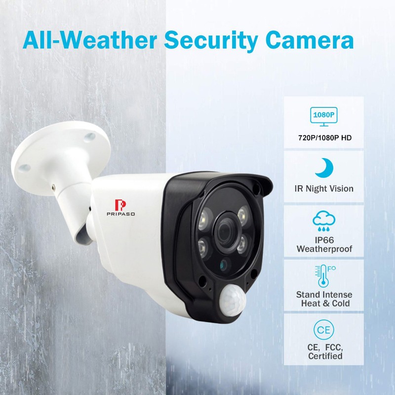 1080P AHD Mini Camera Outdoor IP66 Waterproof Security Device Surveillance CCTV PIR Motion Detection Night Vision Camera