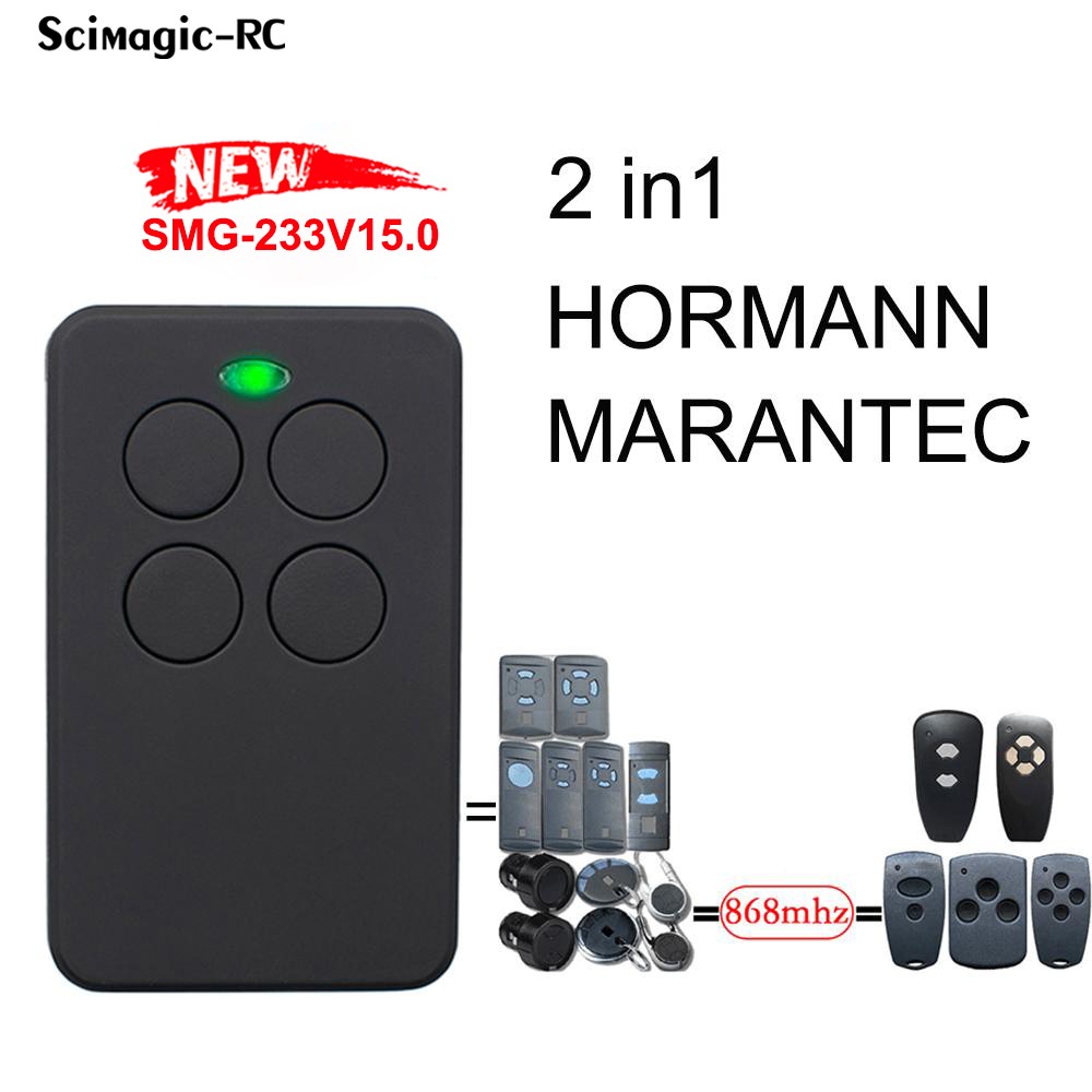 5pcs Hormann 868MHz Remote Control Berner BHS211 BHS153 BHS110 BHS140 Garage Door Opener Marantec 868.35MHz Command Clone New