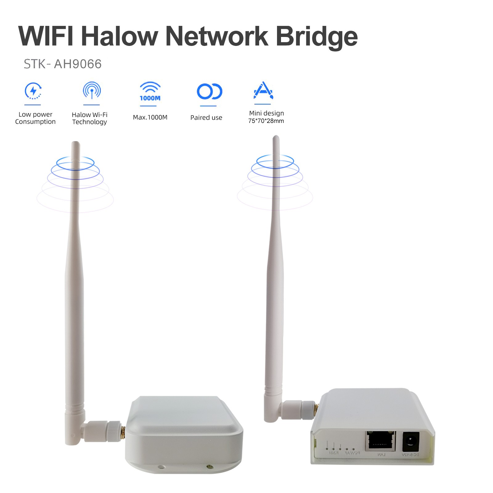 Wireless Bridge Ethernet Access Infrared Wlan Antenna 1km Outdoor Wireless Transmission Signal for Video Surveillance IP Camera