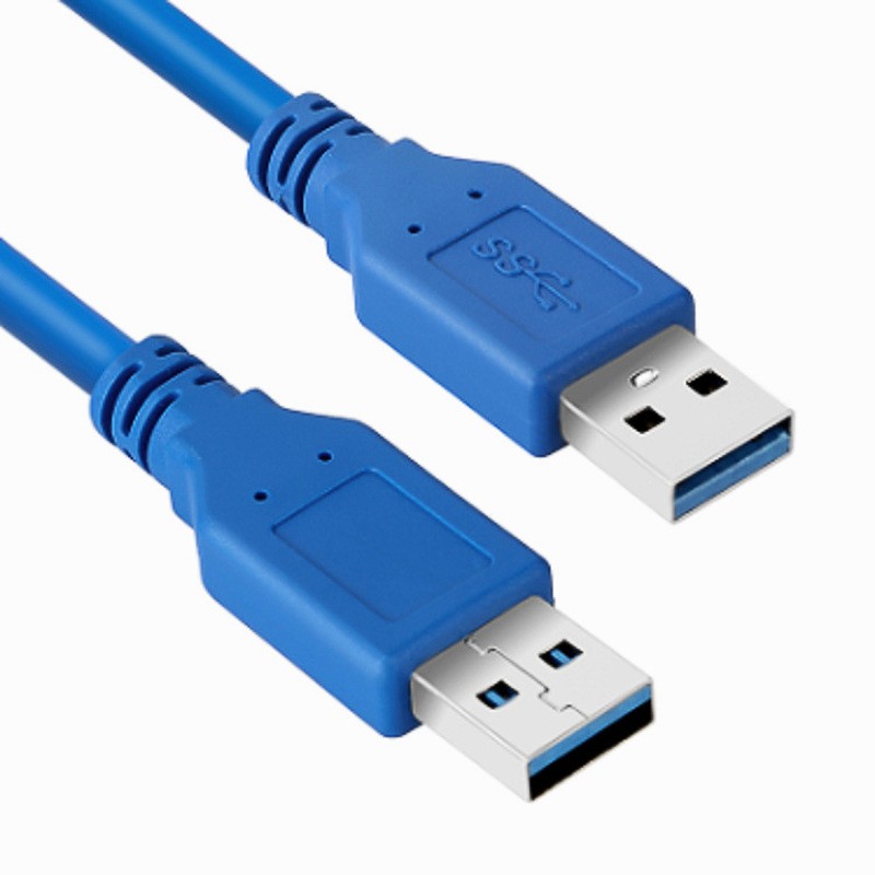 USB 3.0 كابل بيانات كابل يو اس بي عالية السرعة وذكر إلى كابل موصل ذكر 0.6 M AM/AM تمديد كابل