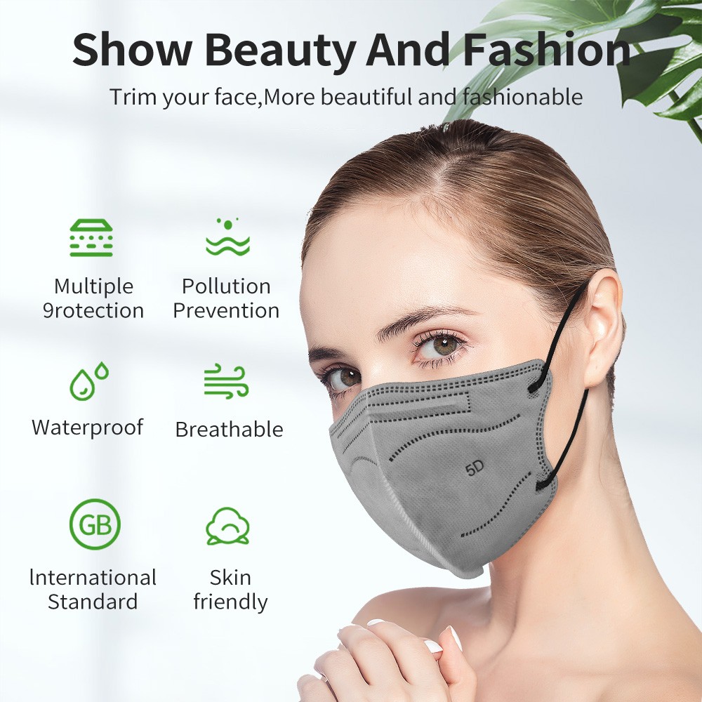 Elough 5D FFP2 Mascarillas KN95 Certified Adult Colorful ffp2fan Kn95 Face Mask FPP2 Approved Mascarillas Fpp2 Mask