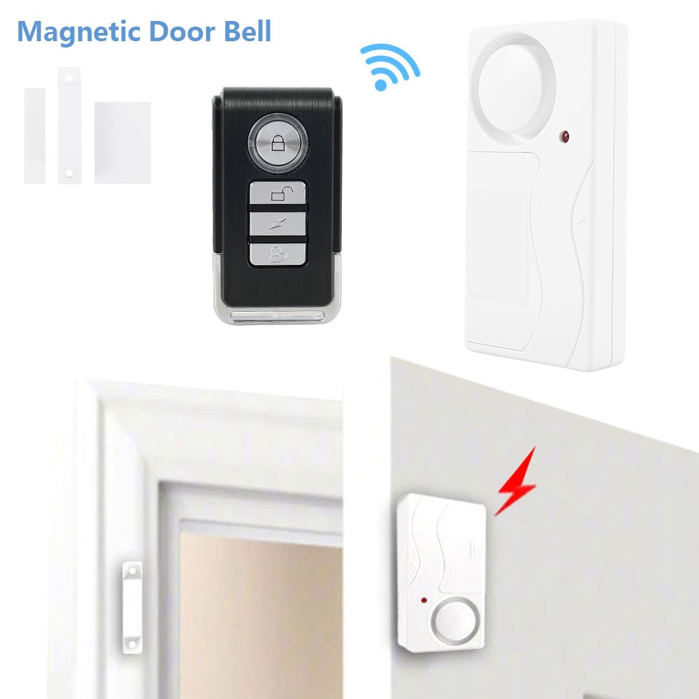 Doorbell 108DB Outdoor Wireless Waterproof Doorbell Smart Home Doorbell Chime Kit Flash Security Alarm Welcome House