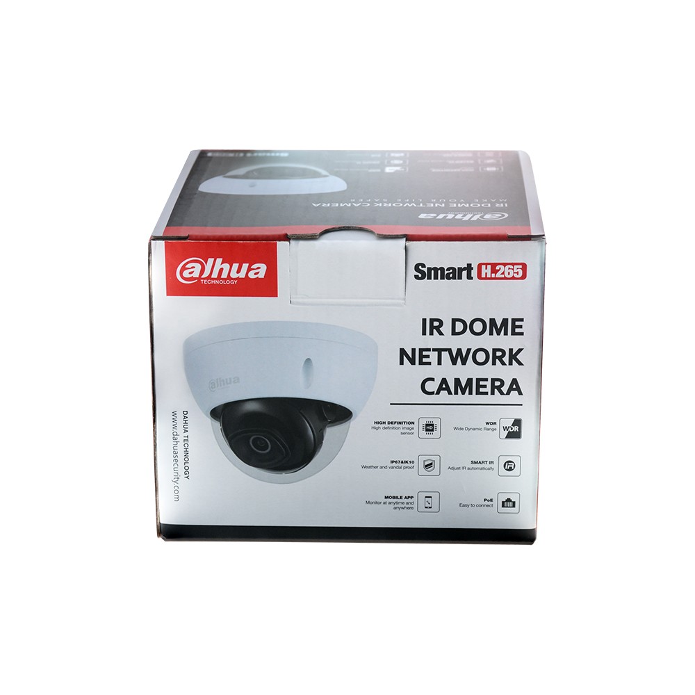 Original Dahua IPC-HDBW2431E-S 4MP HD POE SD Card Slot H.265 IP67 IK10 30M IR Starlight IVS WDR Upgradable Mini Dome IP Camera