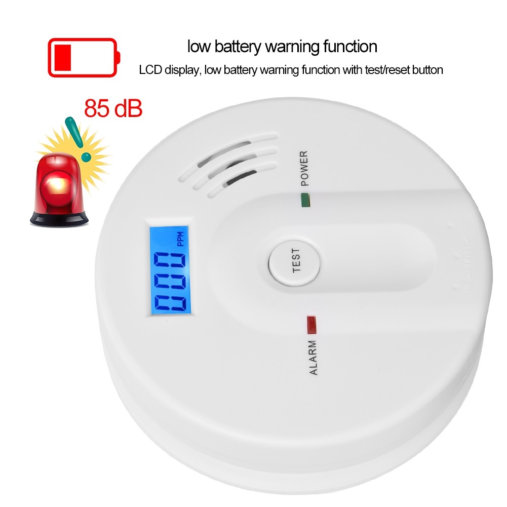 Brand New LCD Display Digital Carbon Monoxide Gas Poisoning Sensor Alarm Warning Detector JKD-603