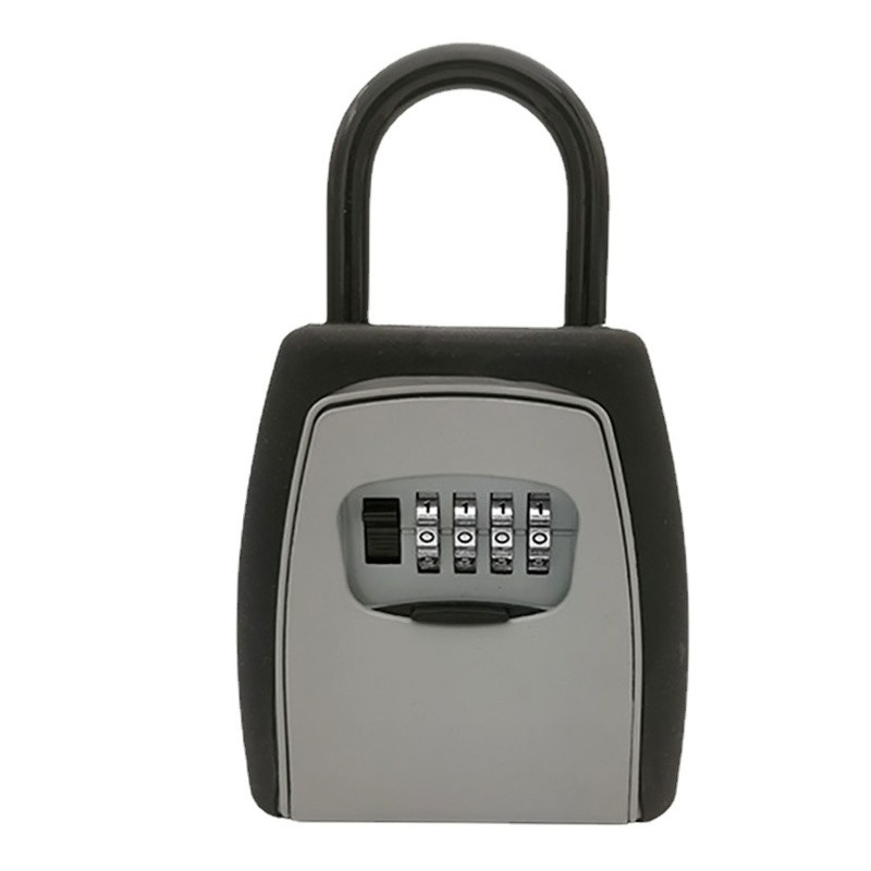 2022 Key Storage Box Lock Security Box Keys Storage Box Lock Use Password Lock Alloy Material Keys Hook Security Organizer Boxes