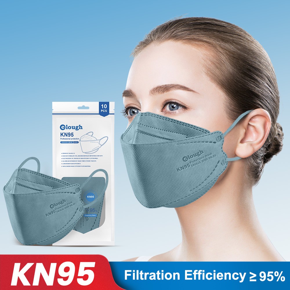Spain Approved Elough KN95 Mask FFP2 Mascarillas Face Mask Adult FPP2 Protective FFPP2 Mascherina 4 Layers ffp2fan KN95 Masks