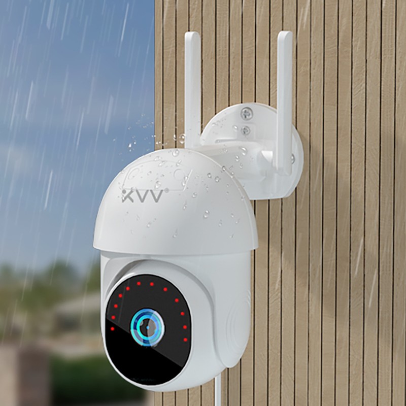 Xiaovv Outdoor PTZ Camera P6 IP Camera Indoor WiFi Monitor Night Vision Smart Home Security Video Camera Smart Home Monitoring