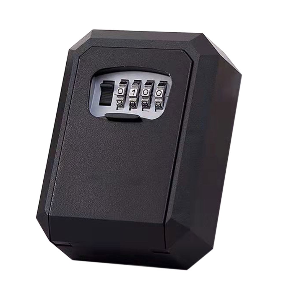 Password Key Box Lock Wall Mounted Zinc Alloy Weatherproof Key Box 4 Digits Combination Key Box Lock Storage