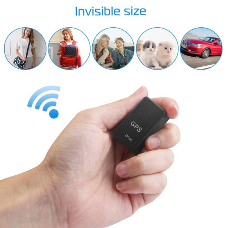 GF07 Magnetic Vehicle Tracker Small GPS Real Time Tracking Locator Device Magnetic Portable GPS Real Time Vehicle Locator