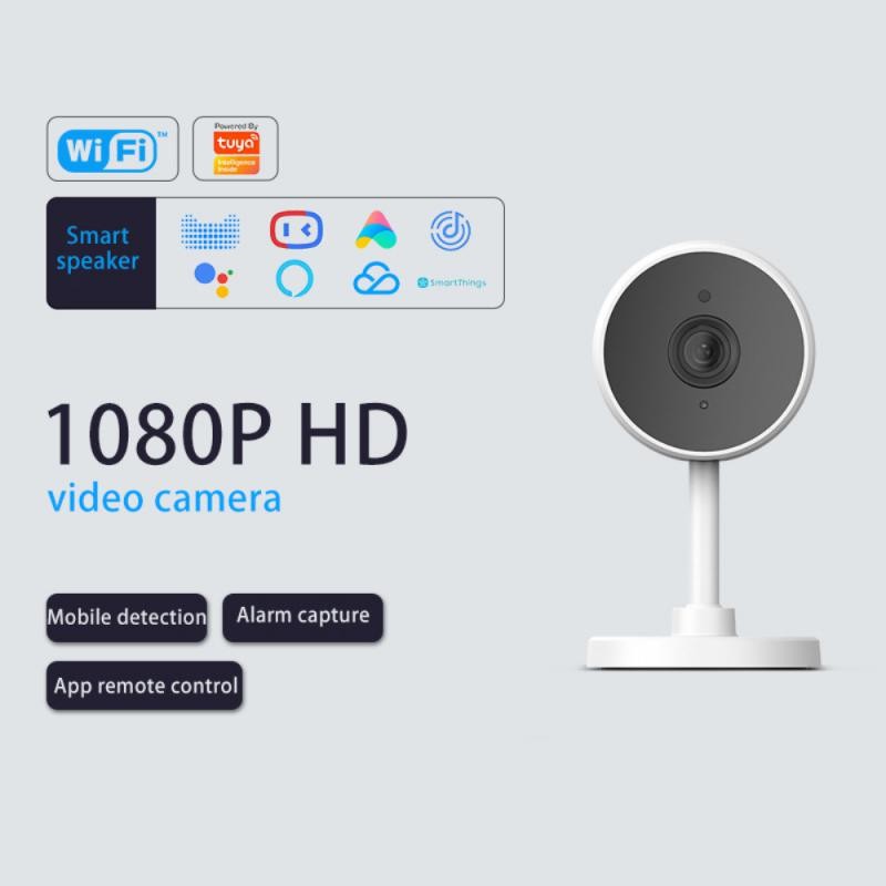 HD 1080P IP كاميرا تويا Smartlife App مراقبة الأمن واي فاي مراقبة الطفل لاسلكية صغيرة CCTV كاميرا منزلية داخلية إنذار الذكية