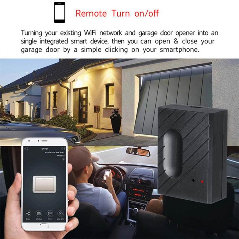 Aubess Wifi Smart Switch Garage Door Opener With Ewelink App Voice Control Alexa Google Home Wireless Remote Control Smart Home