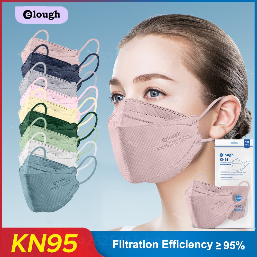 Elough Morandi Ffp2 Mascarillas Fpp2 قناع السمك التنفس Kn95 قناع الوجه قابلة لإعادة الاستخدام Ffpp2 الكبار ffp2قناع المتاح Ce Kn 95