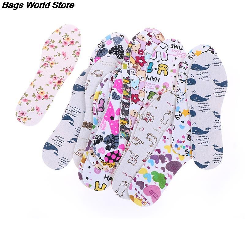 Children Baby Insoles Memory Foam Comfort Cushion Insole Shoe Boys Girls Cute Cartoon Insoles Cushion Breathable Insert