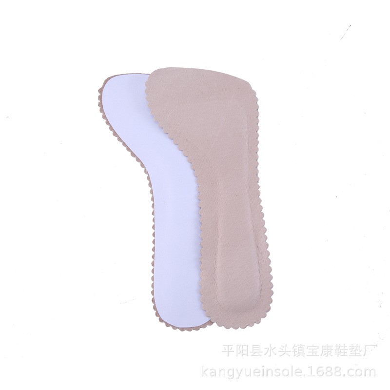 1 Pair Leather Half Foot Pad High Heel Insoles Sweat-absorbent Seven Points Cushion Anti-slip Massage Cushion Insert Foot Care Tool