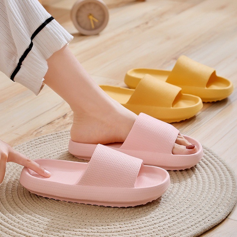 Female Home Slippers Summer Women Thick Platform Slides Women's Sandals Flip Flops Beach Sandal Mule Anti-slip Slippers for Men