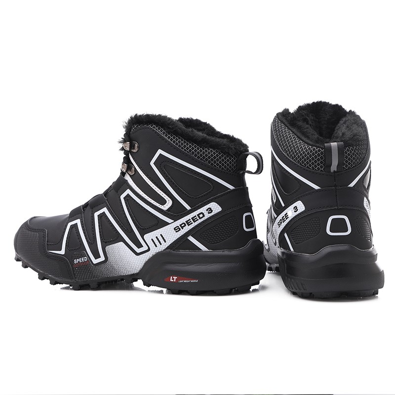 SU-LAN Jiao Series Mountaineering High Top Snow Boots Men Shoes Sneakers Safety Outdoor Zapatillas Hombre Max Size