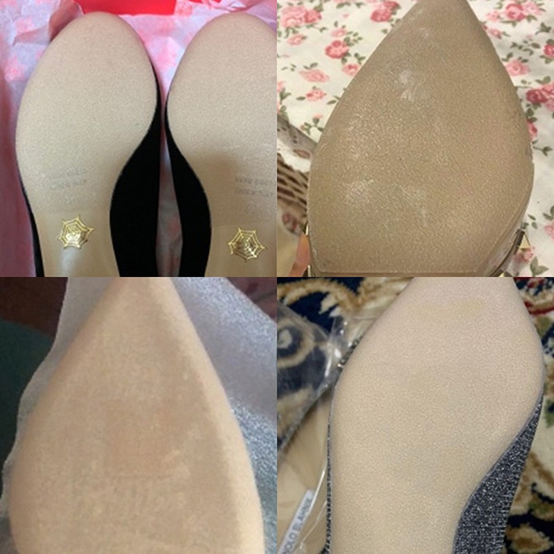 Shoe insole sticker protector for designer high heels self adhesive ground grip shoes protective bottoms outsole insoles