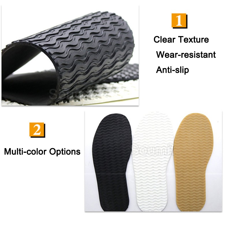 Sheet Of Rubber Soles For Shoe Making Replacement Insoles Insoles For High Heels Sneakers Sole Protector Shoe Insoles Men Shoes