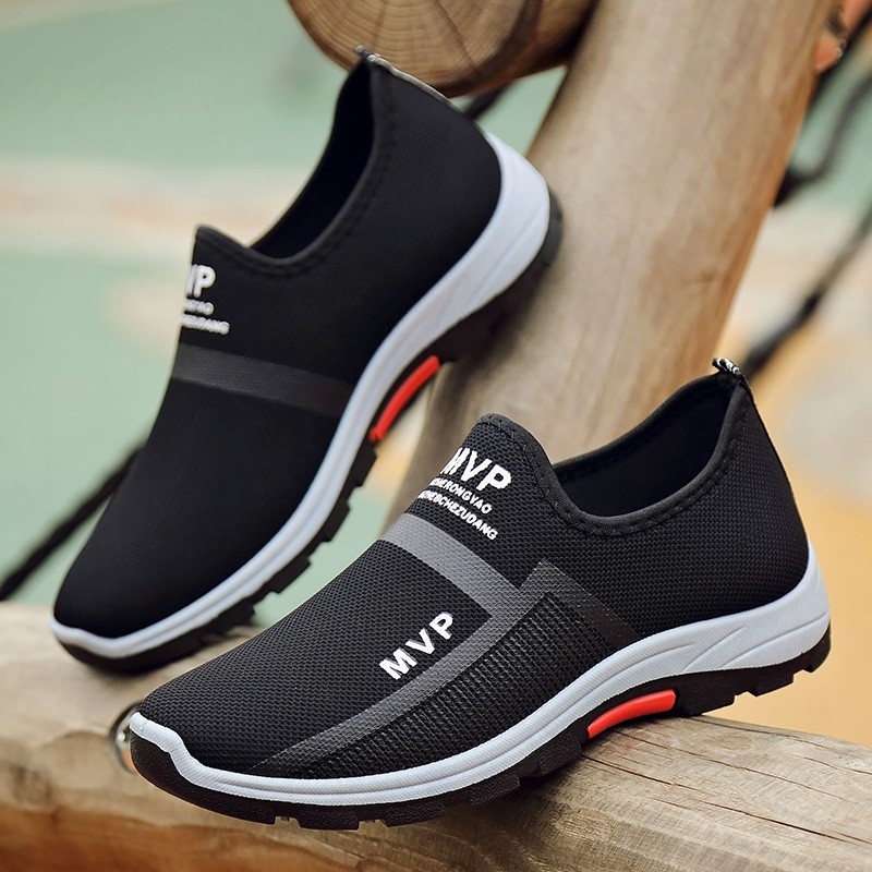 Summer Mesh Men Shoes Lightweight Sneakers Men Fashion Casual Walking Shoes Breathable Slip On Men Loafers Zapatillas Hombre