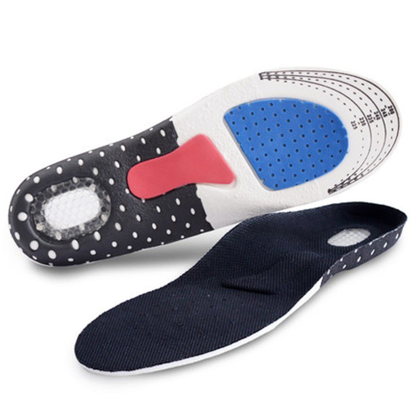 Cuttable Silicone Insoles for Shoe Men Women Orthotic Arch Support Sport Shoe Pad Soft Running Insert Cushion Memory Foam Insole