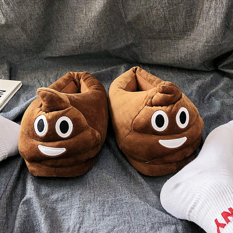 2022 new tube men slippers funny winter couples plush soft shoes indoor cartoon slippers men slides non-slip home tennis shoes