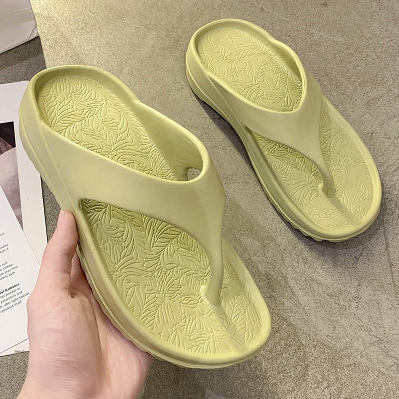 Women 2021 new summer platform flip flops casual flat slides outdoor beach sexy barefoot plus size slippers